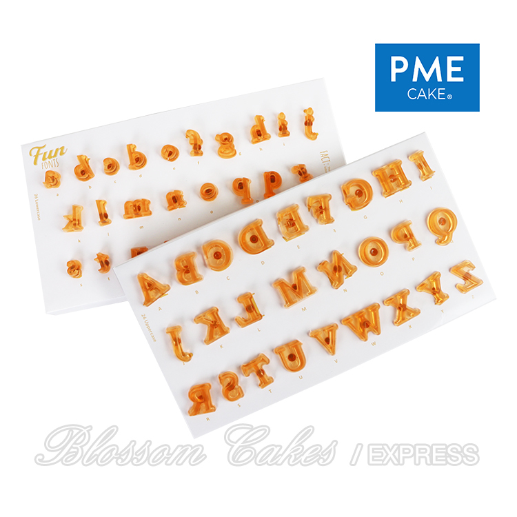 PME Fun Fonts - Alphabet Stamping Set, Collection 2, 52 Pieces