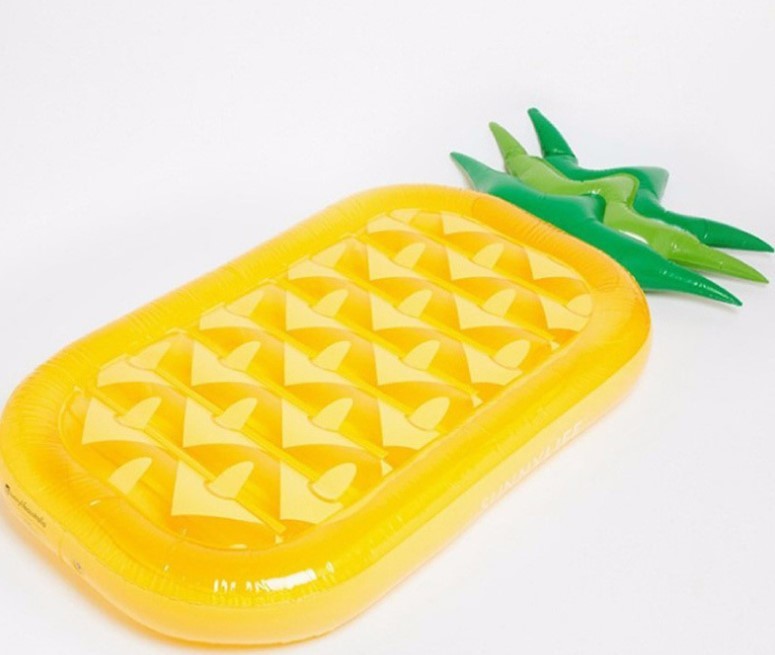 鳳梨造型浮床 菠蘿水上浮床