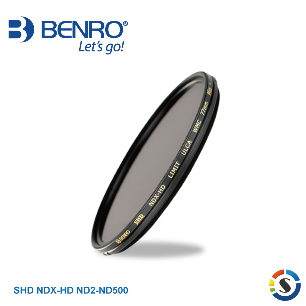 【BENRO百諾】 SHD NDX-HD LIMIT(ND2-500) 可調式減光鏡 (67/72/77/82mm)