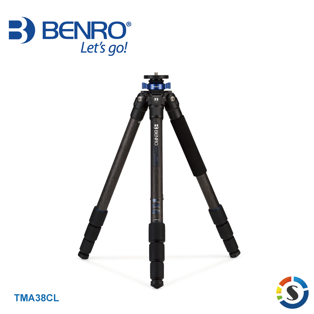 BENRO百諾 TMA38CL Mach3系列碳纖維攝影三腳架