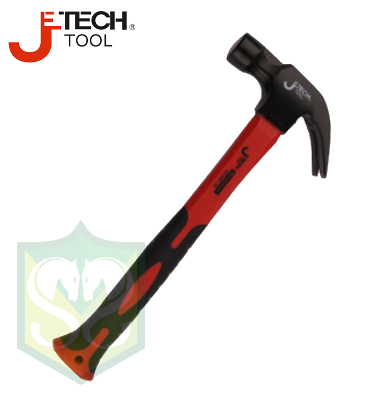 JETECH wooden handle / fiberglass / nail hammer (round head / claw)