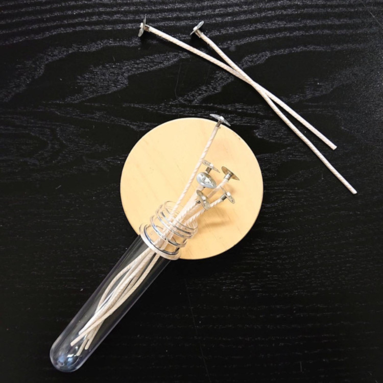 純綿線燭芯（短／長）連底座