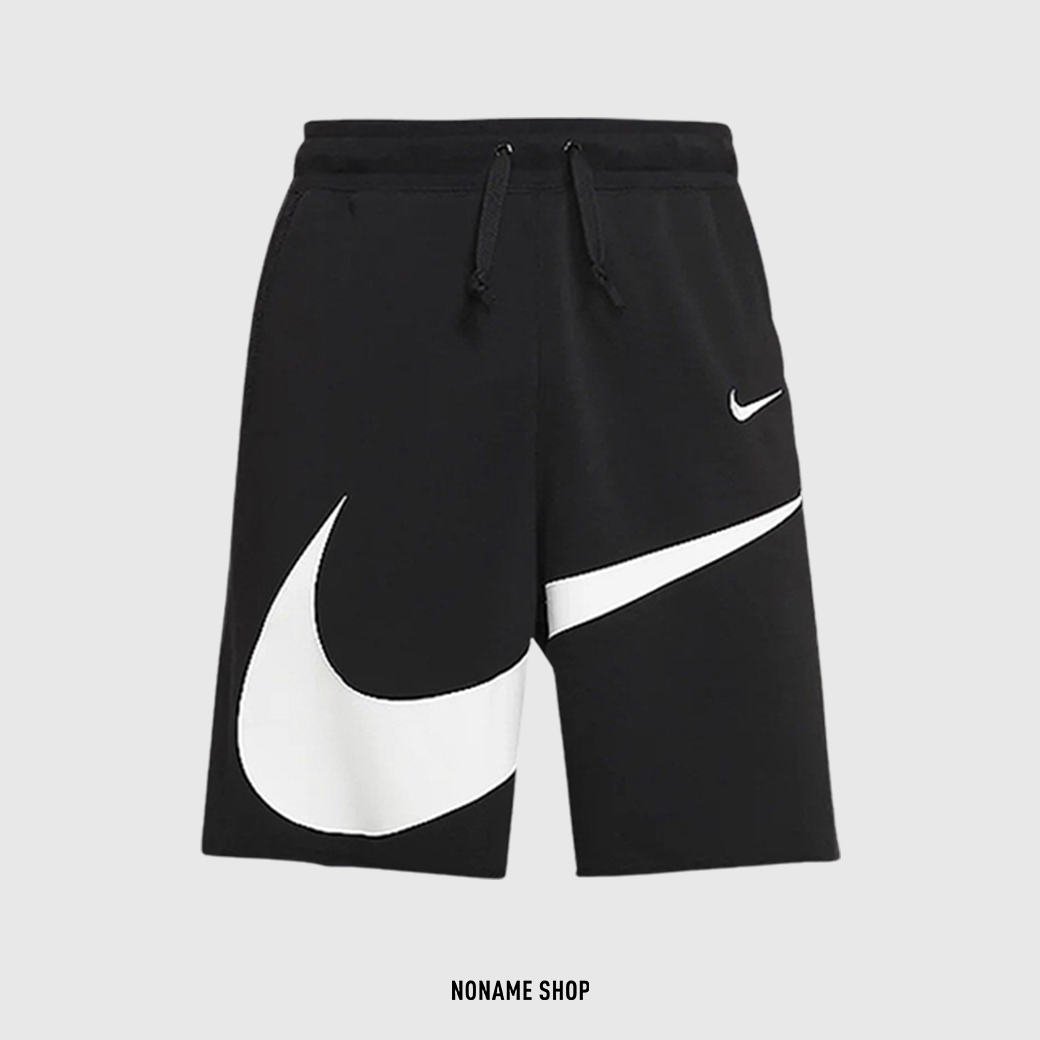 NIKE NSW Swoosh 大勾 雙勾 不修邊 棉 短褲 (男款)