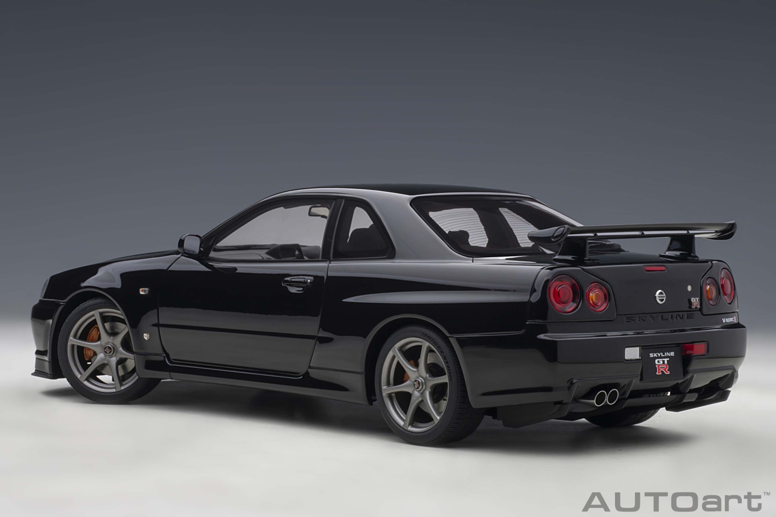 1/18 AUTOART  Nissan Skyline GT-R (R34) V-Spec II (Black Pearl) (77407 )