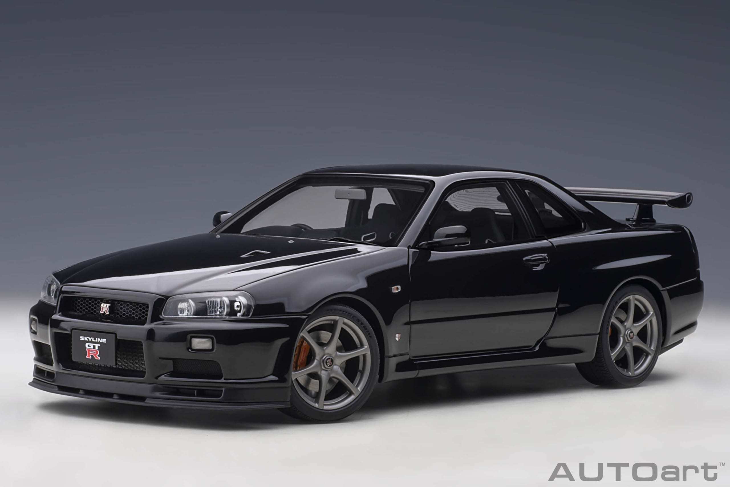 1/18 AUTOART  Nissan Skyline GT-R (R34) V-Spec II (Black Pearl) (77407 )