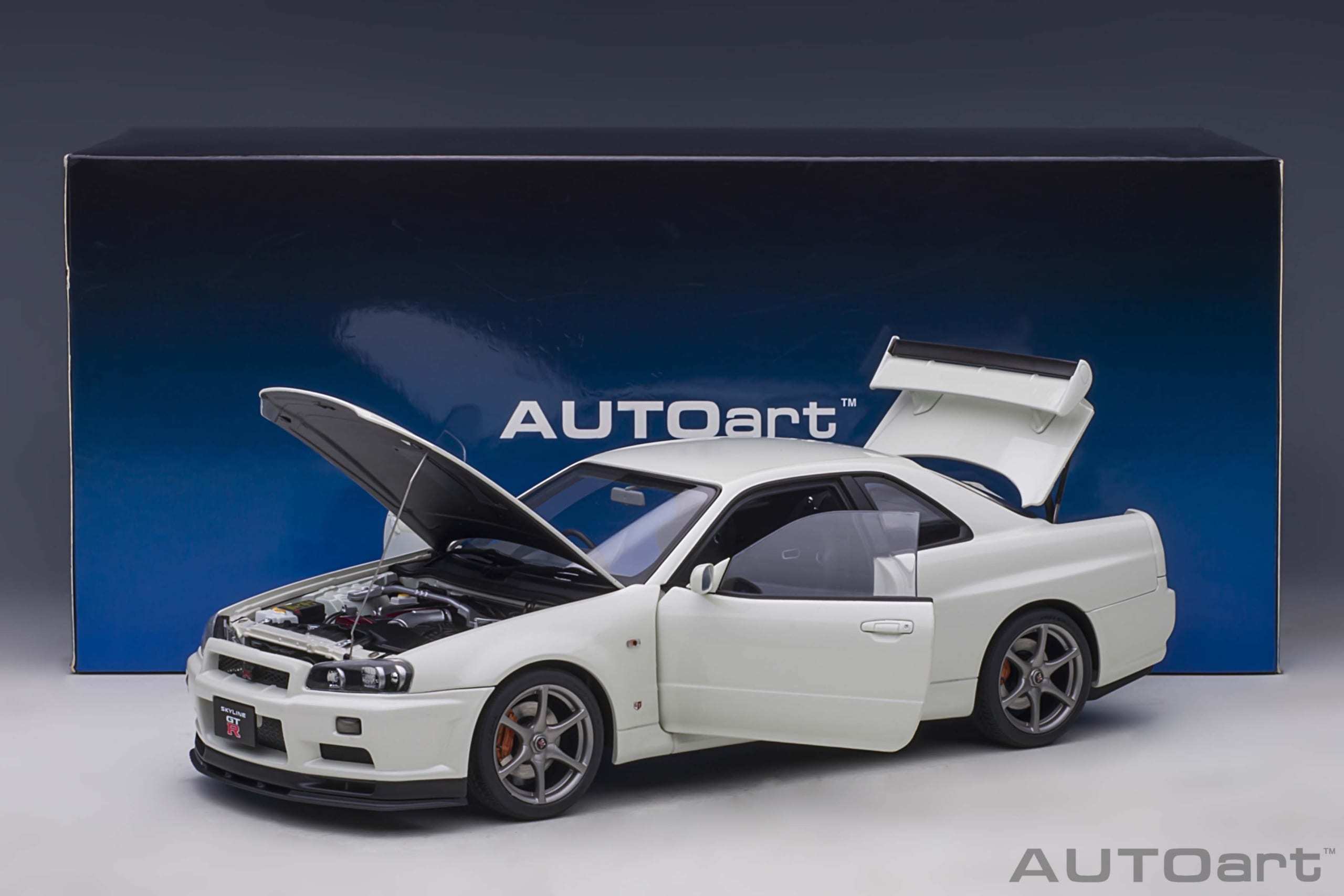 預訂(訂金$300): 1/18 AUTOART Nissan Skyline GT-R (R34) V-