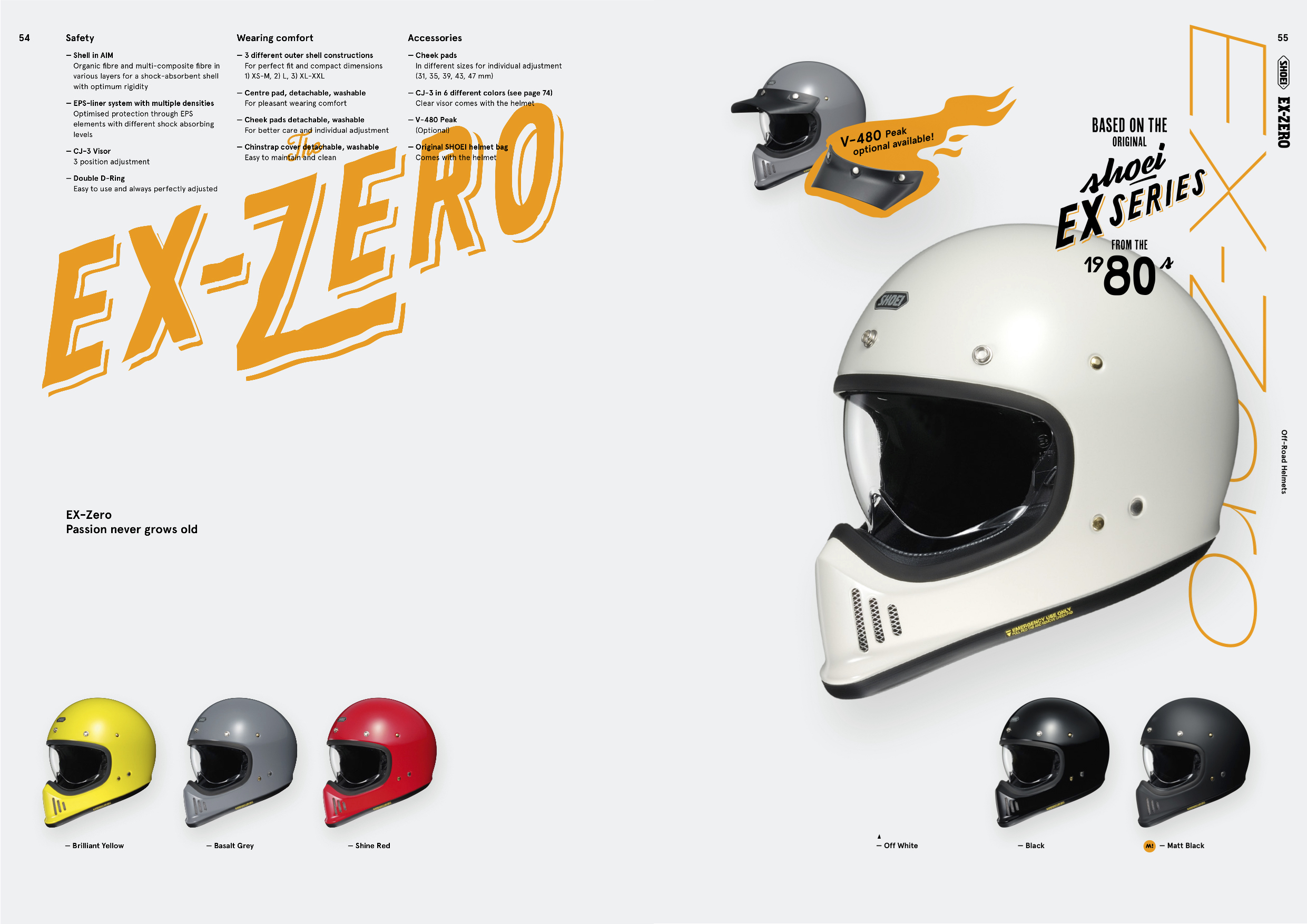 SHOEI EX-ZERO BRILLIAN YELLOW 黃 全罩