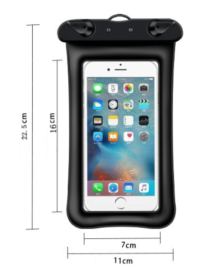漂浮充氣囊手機防水袋