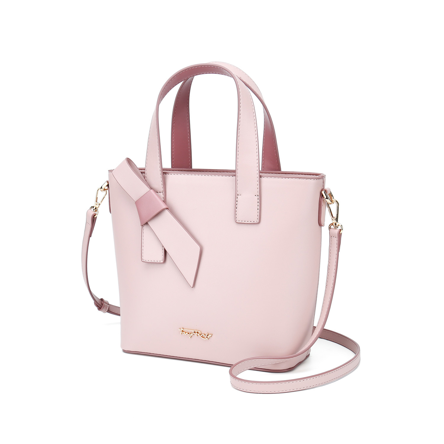 Fancy Bow Bow Top Handle Shoulder Bag