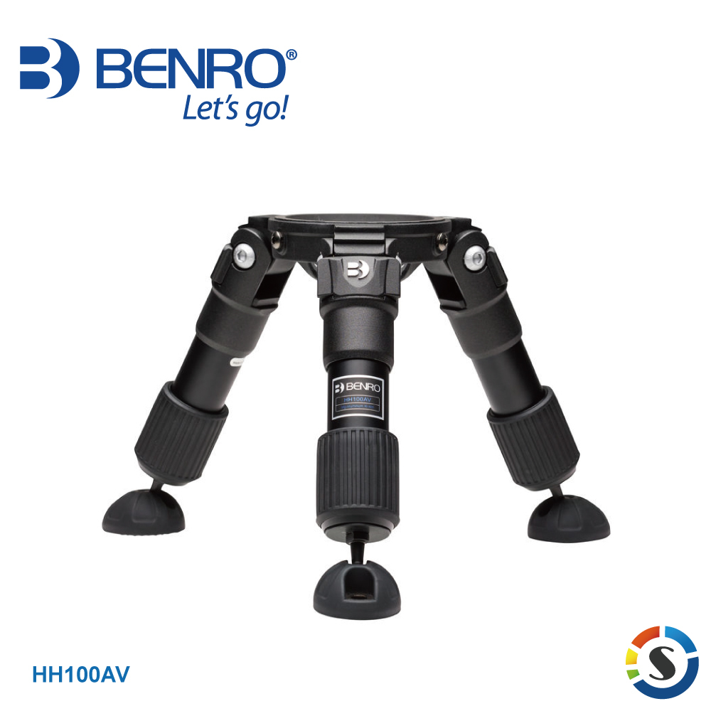 BENRO百諾 HH100AV Hi-Hat矮腳架(球碗直徑100mm)