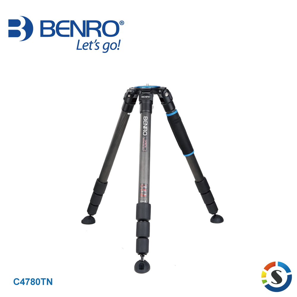 BENRO百諾 C4780TN 碳纖維組合式攝影三腳架(直徑85mm)