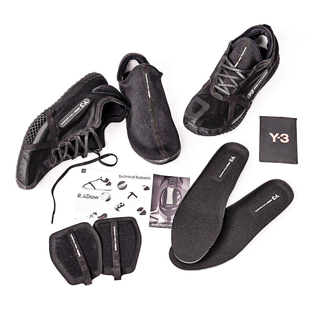 【 Y-3 RUN 4D IOW 頂級鞋款 - 黑 】