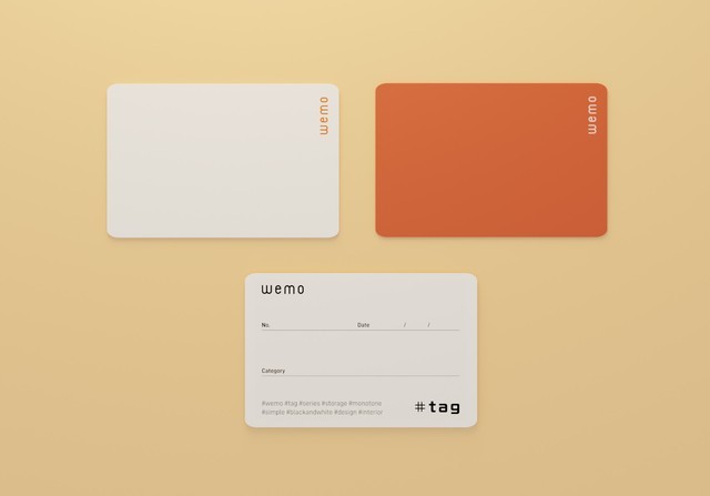 [現貨] WEMO TAG 可重用標籤 (封面貼)