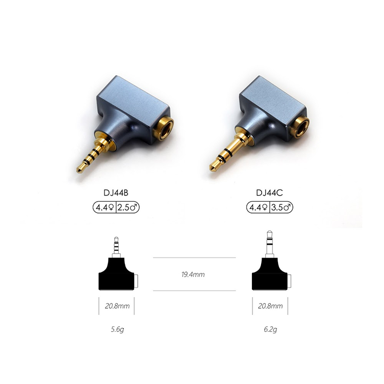 DDHiFi DJ44B mkII｜DJ44C mkII 4.4平衡轉換插頭