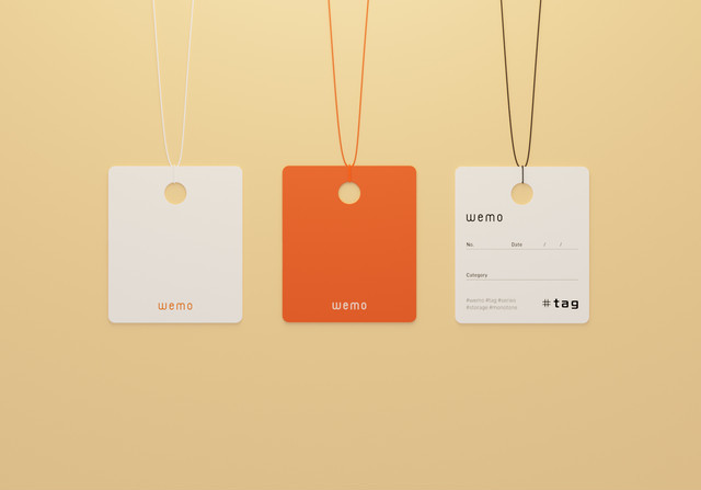 [現貨] WEMO TAG 可重用標籤 (方型, 附掛繩)