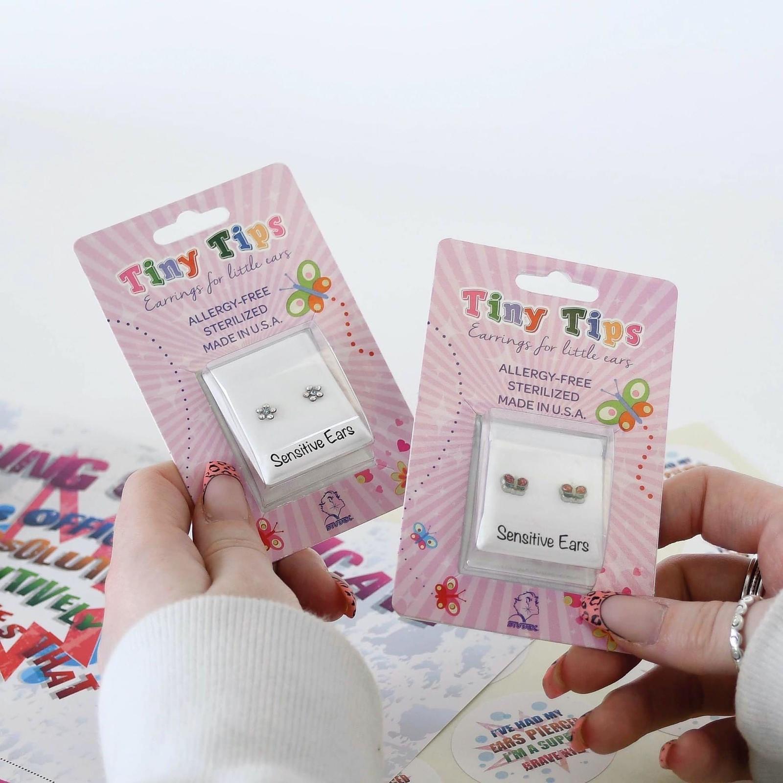 防敏感耳環，EARRINGS FOR SENSITIVE EARS,tiny tips, no allergy