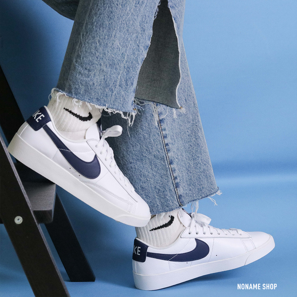 NIKE Blazer Low Le 經典 皮革 復古 休閒鞋 小白鞋