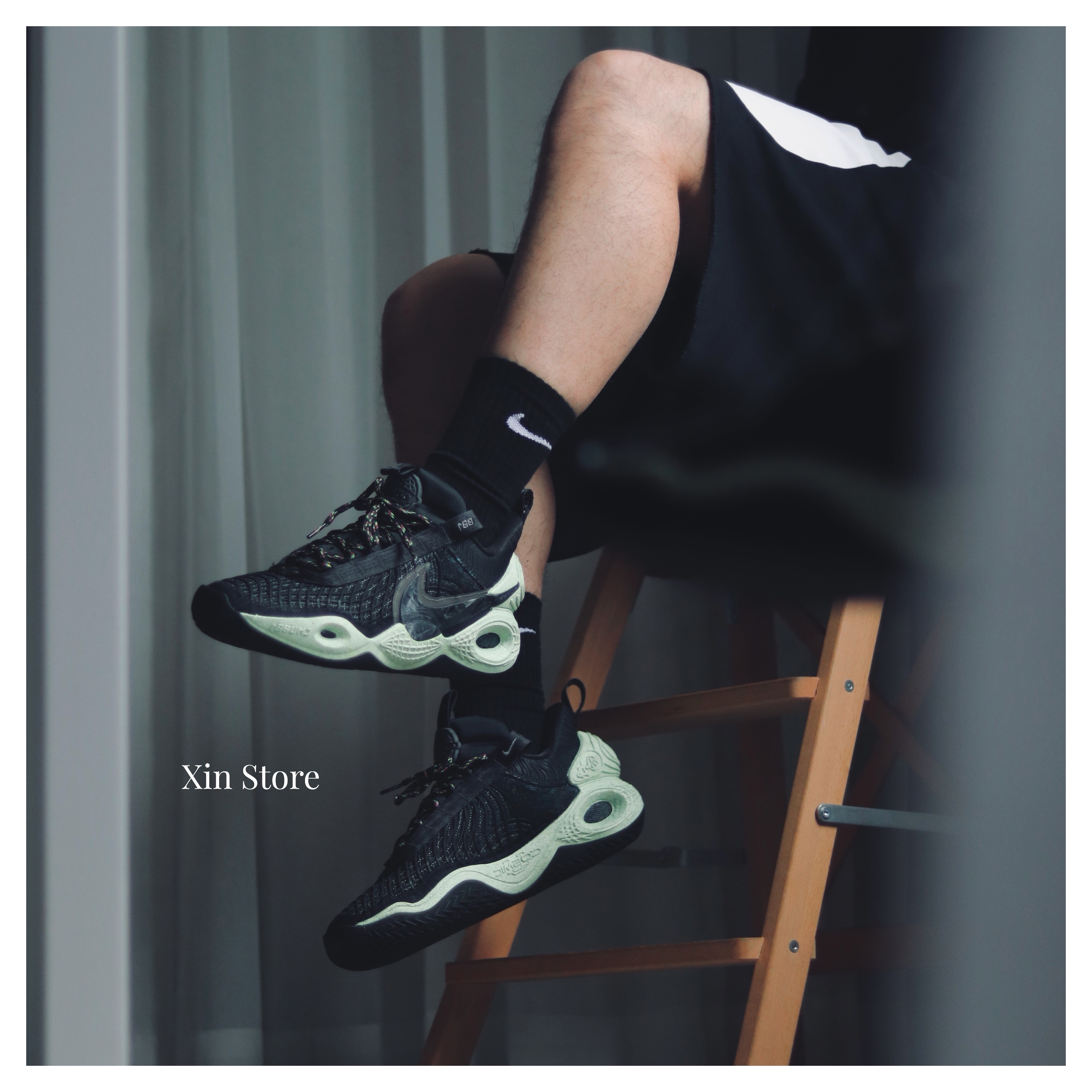 【現貨】Nike Cosmic Unity Green Glow 環保 再生 籃球鞋 黑綠