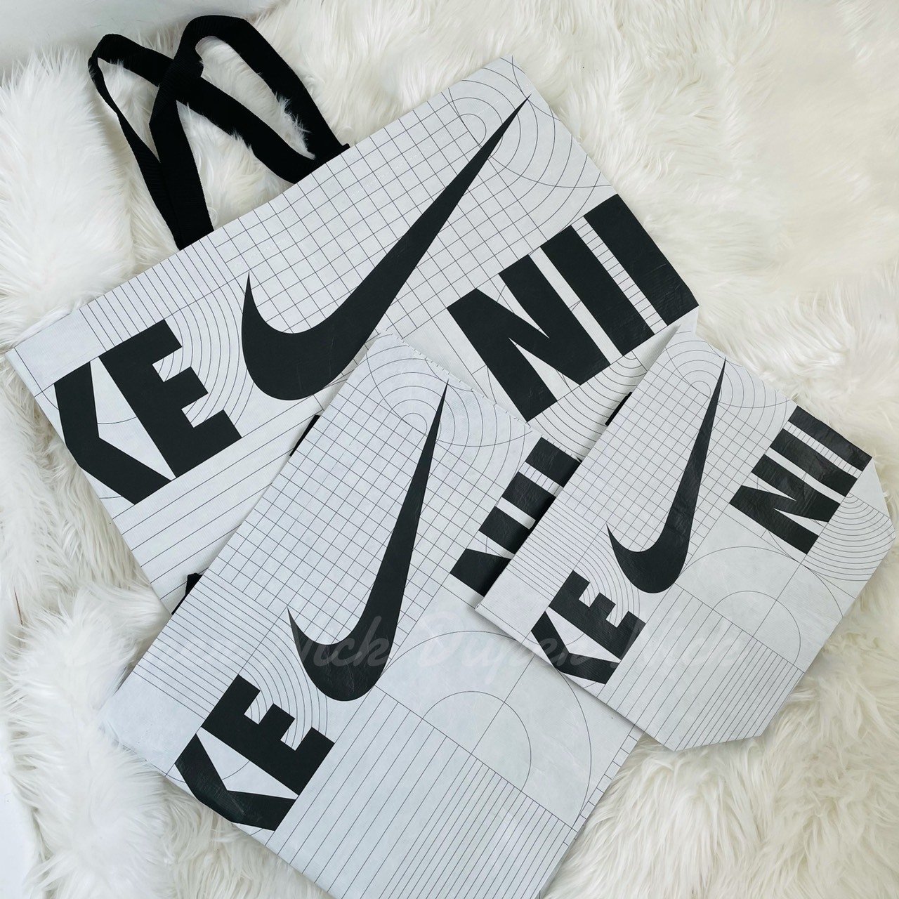 NIKE 韓國 限量 帆布袋 防水加厚材質 購物袋 托特包