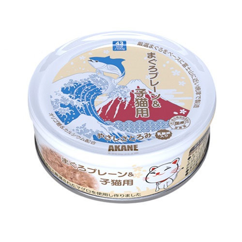 日本直送 AKANE 嚴選貓罐系列 - 吞拿魚 (幼貓) 75g [原箱24罐]