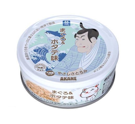 日本直送 AKANE 嚴選貓罐系列 - 吞拿魚, 帶子 75g [原箱24罐]