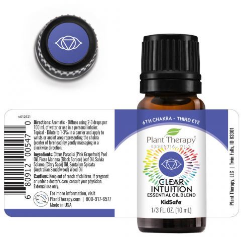 [脈輪能量系列］Plant Therapy 明確的直覺 Clear Intuition複方精油 10ml