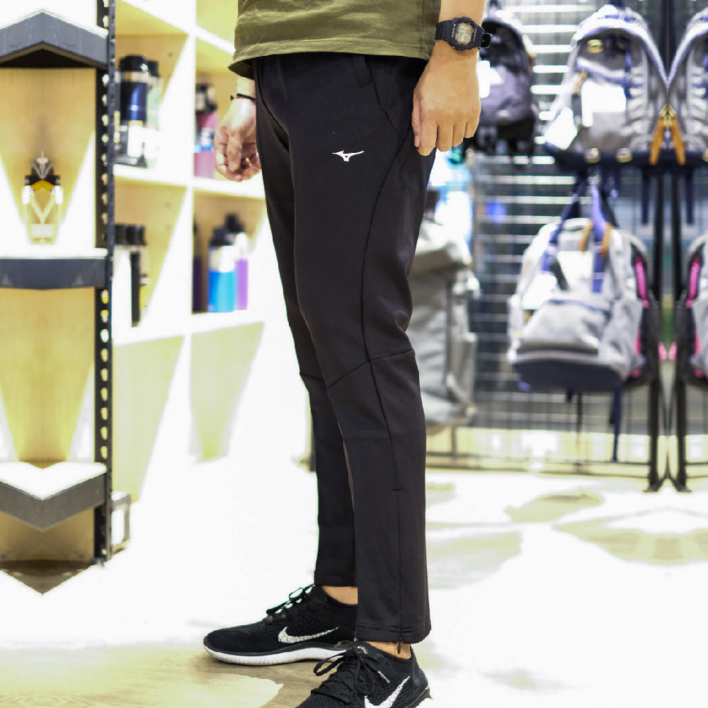 MIZUNO 男 針織運動長褲 黑 32TD863109