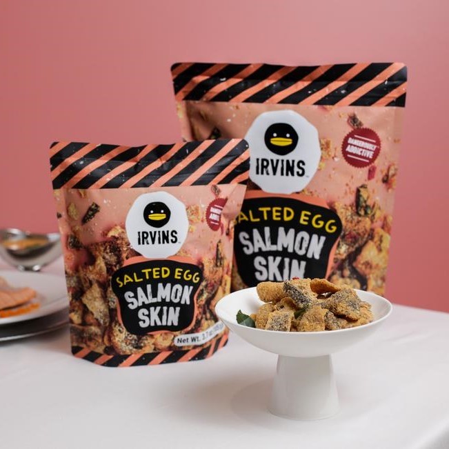 Irvins 鹹蛋三文魚皮