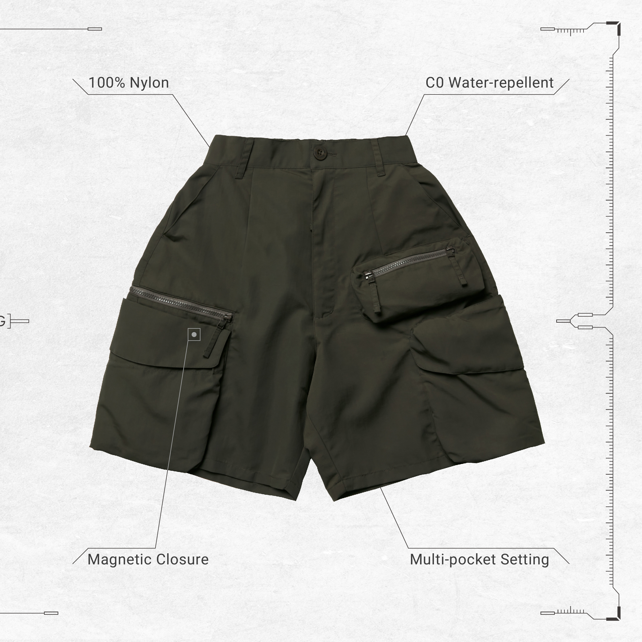 パンツ GOOPiMADE Multi pocket Utility shorts DG 167993476_o4.jpg?