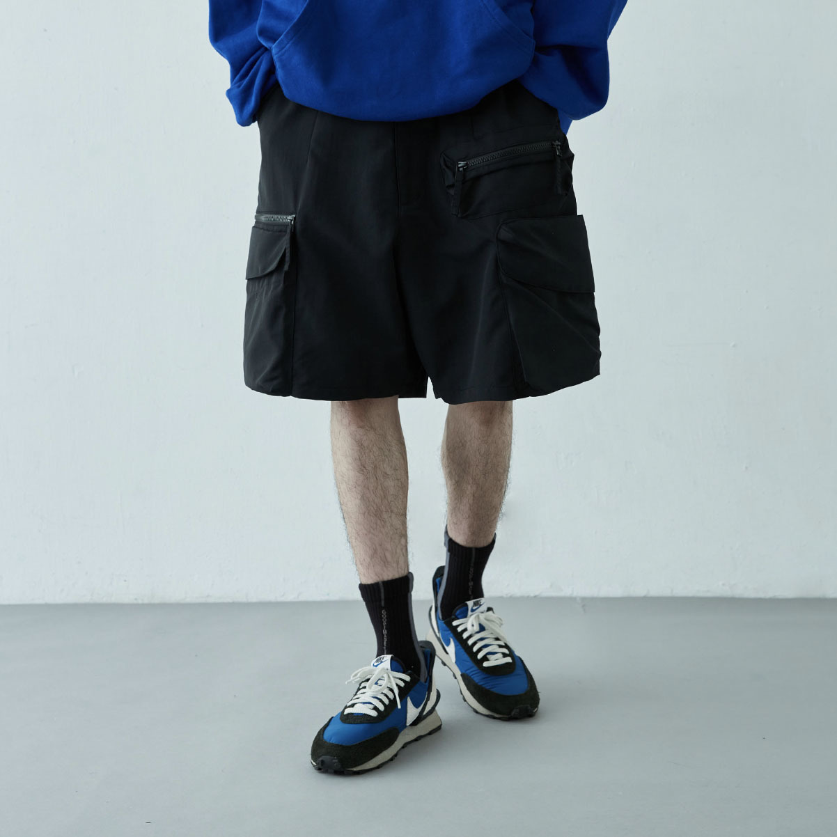 DP-3” Multi-Pocket Utility Shorts - Black