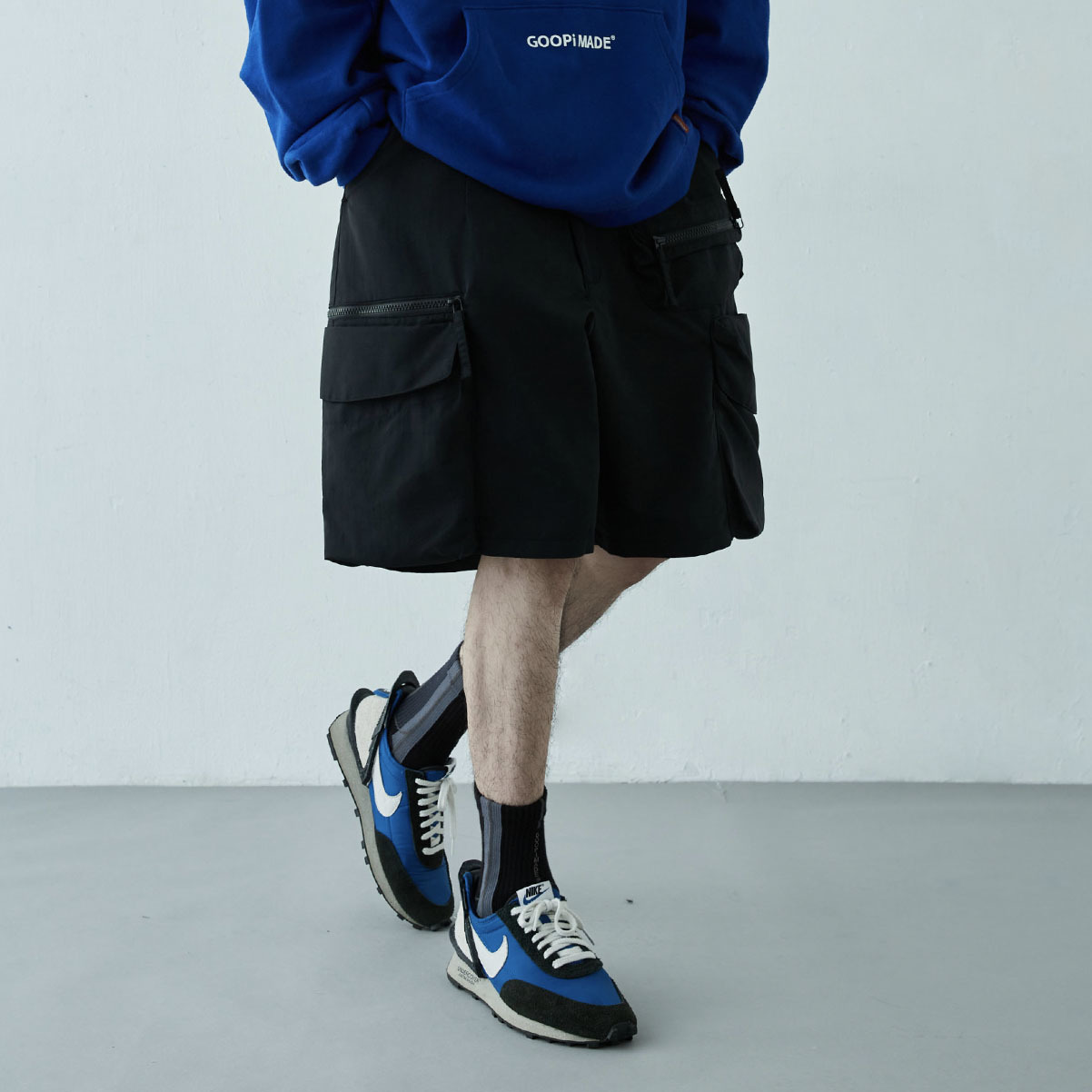 DP-3” Multi-Pocket Utility Shorts - Black