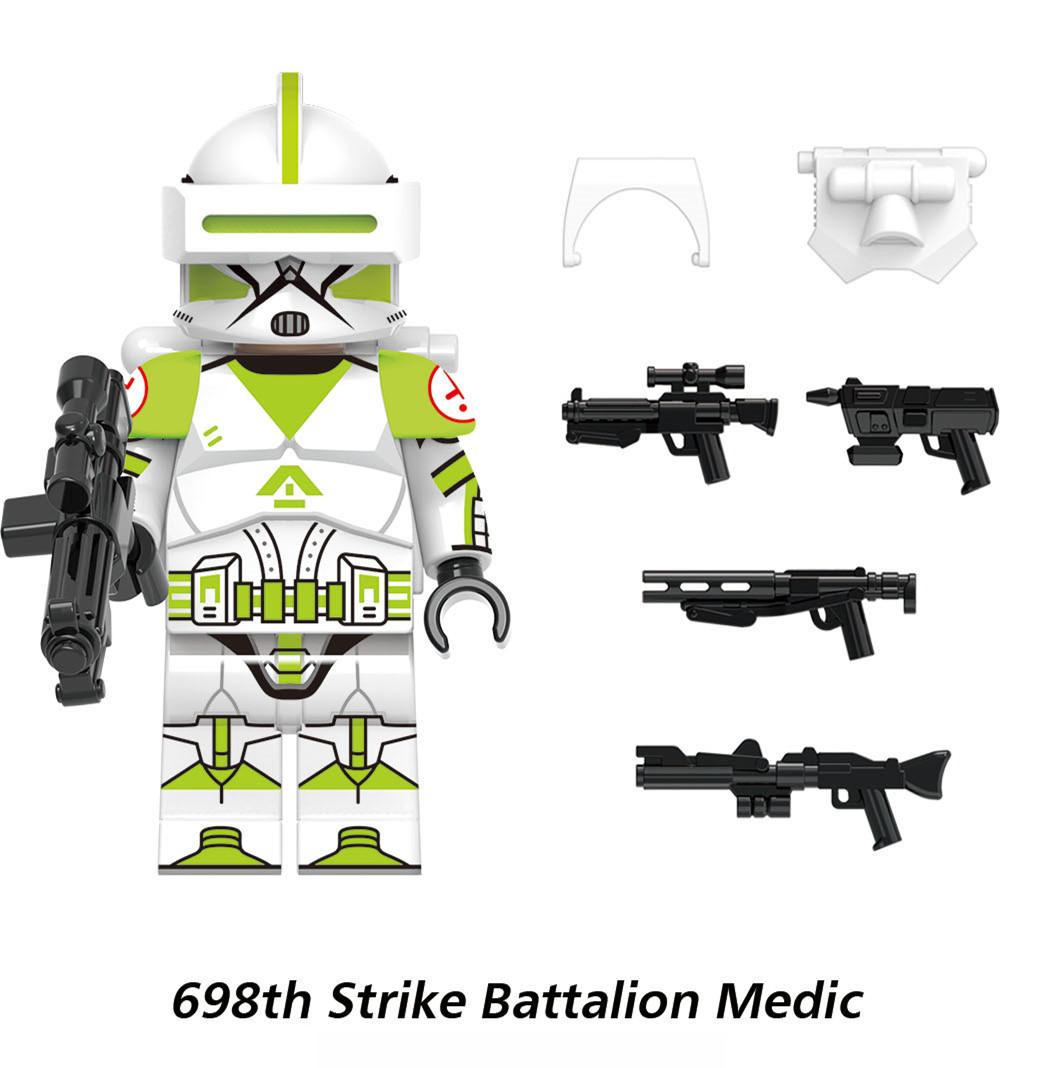698th Strike Battalion Medic Star Wars Custom Minifigs Fit Lego X1630