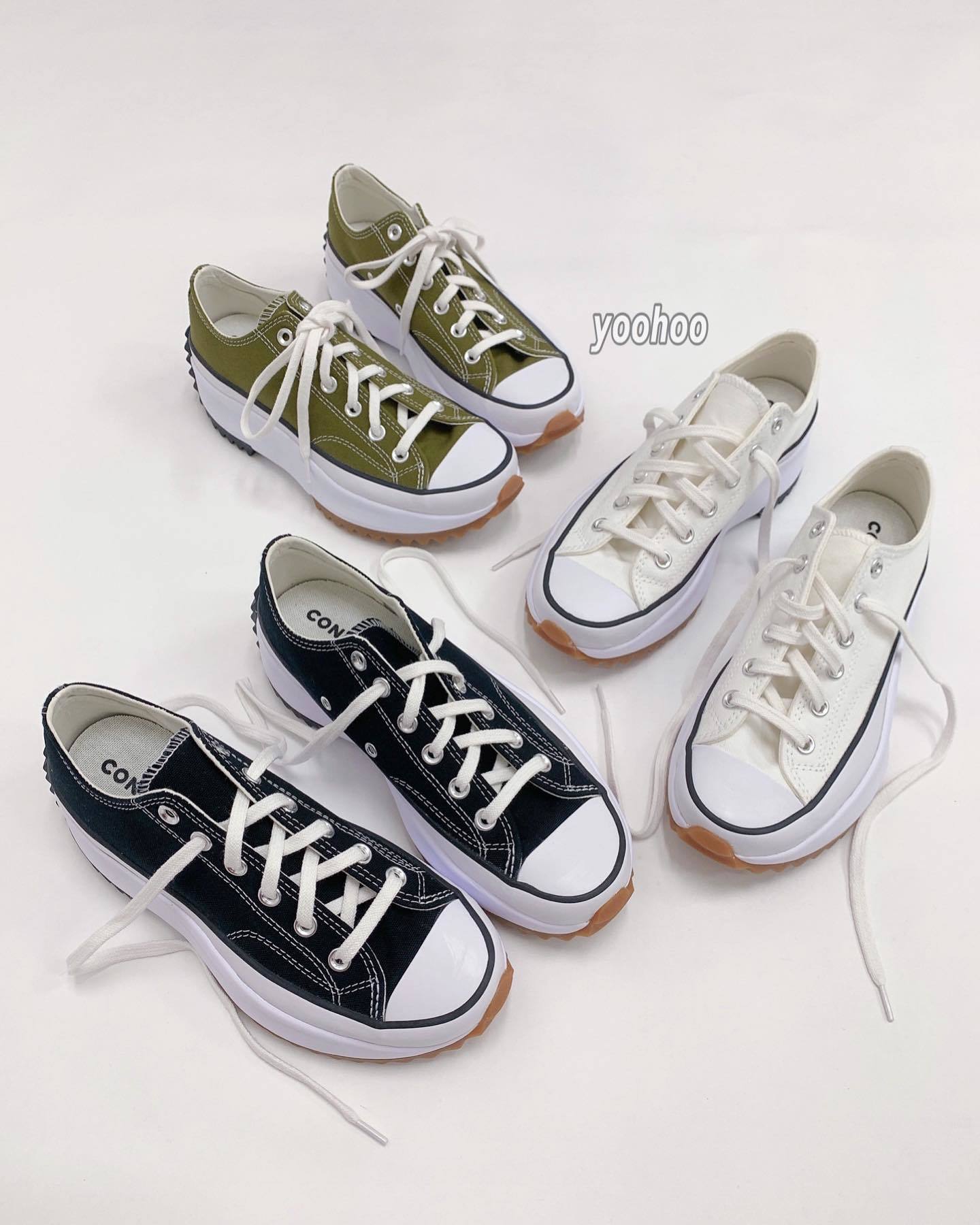 特價現貨┃CONVERSE RUN STAR HIKE LOW 帆布厚底低筒 168816C