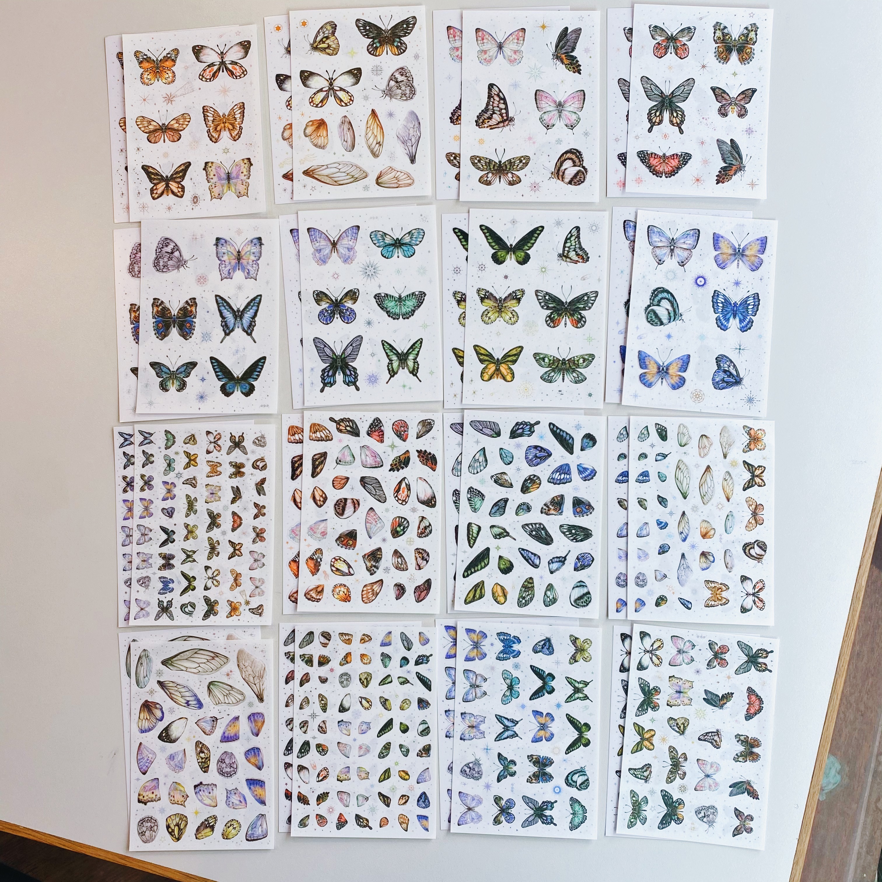 吉 蝴蝶貼紙包（32入）