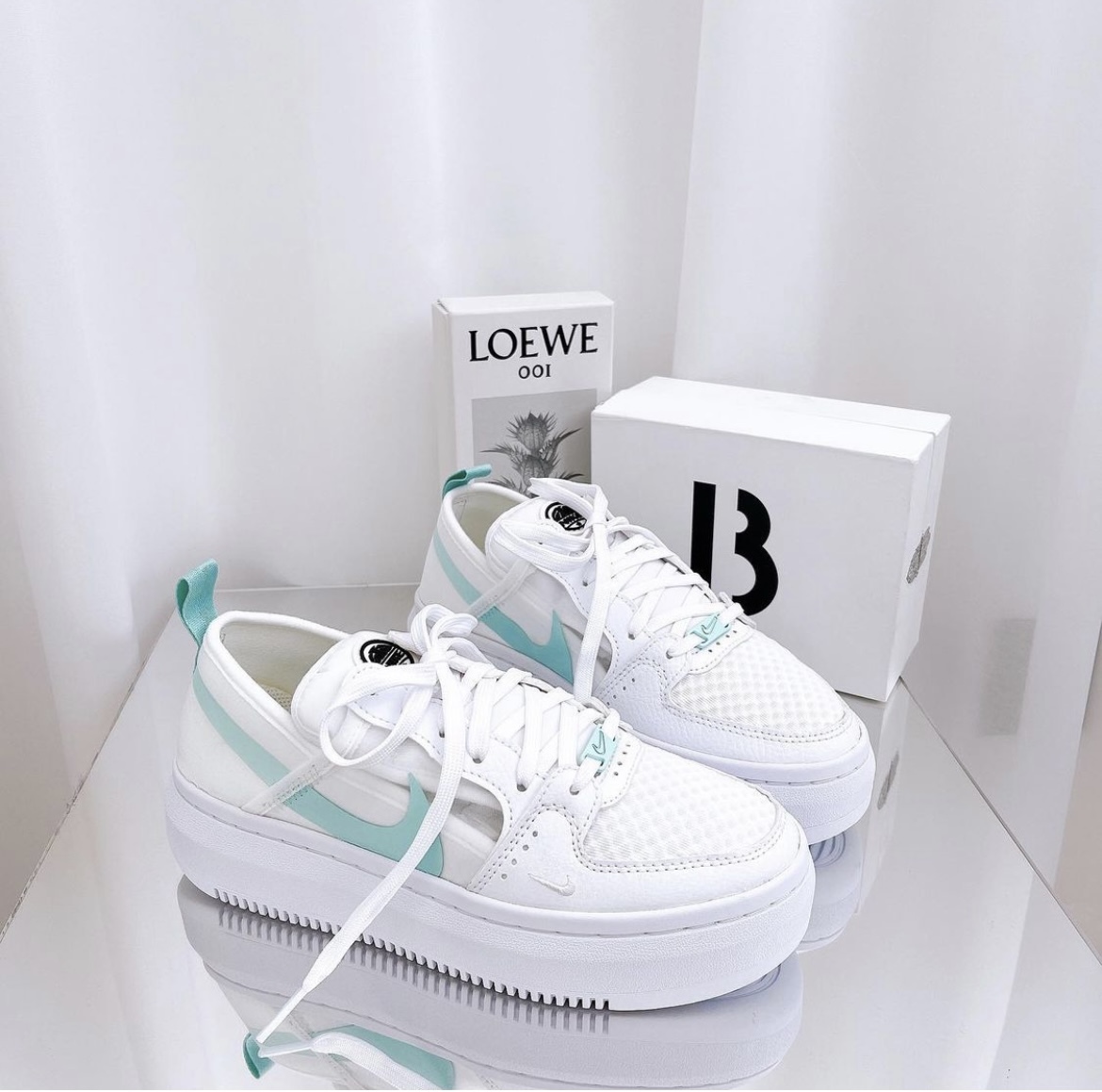 現貨┃NIKE COURT VISION ALTA 輕量 增高 踩腳鞋 CW6536-100