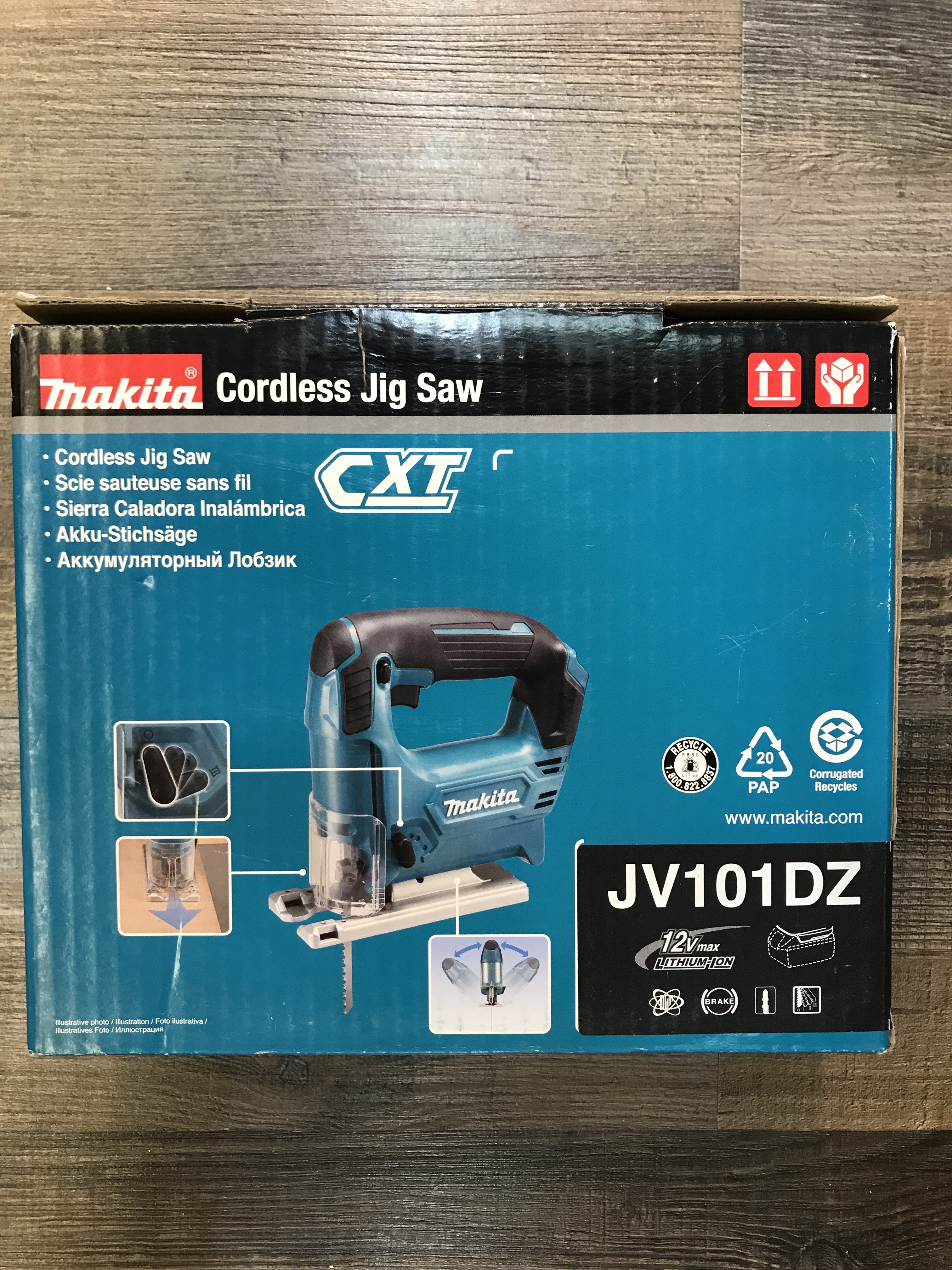 Makita牧田  (需預訂)  JV101DZ 12V 無線積梳 價格調整(牧田)： 達人店益街坊，牧田12v套裝及部份18v產品以最貼近成本優惠價發售，若供應商日後有任何價錢調整，本店將會自行跟隨而不作另行通知。(以供貨價為準)