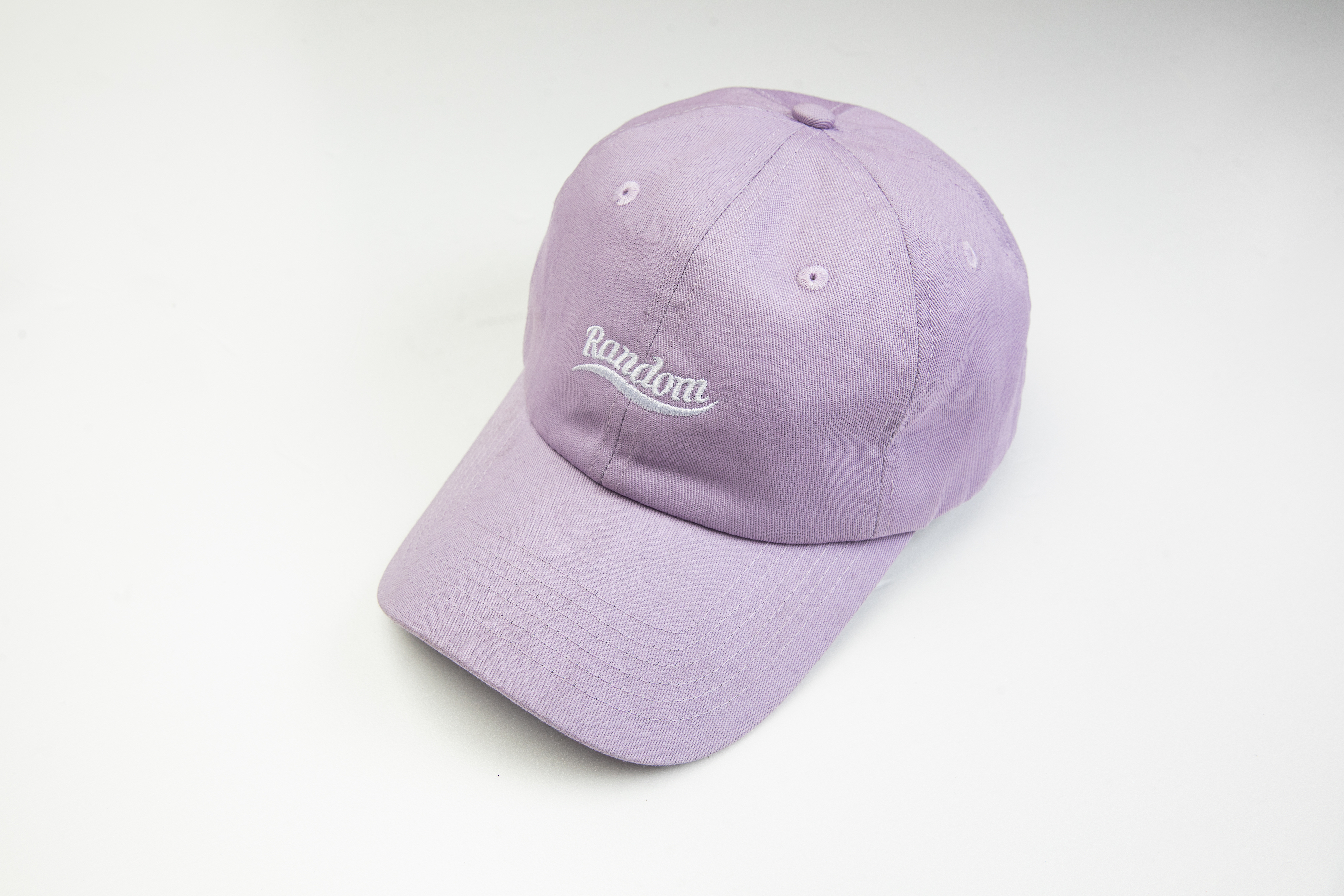 【隨性Random】刺繡老帽 (紫)