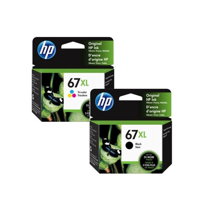 HP 67XL 原廠墨盒 (黑/彩色)
