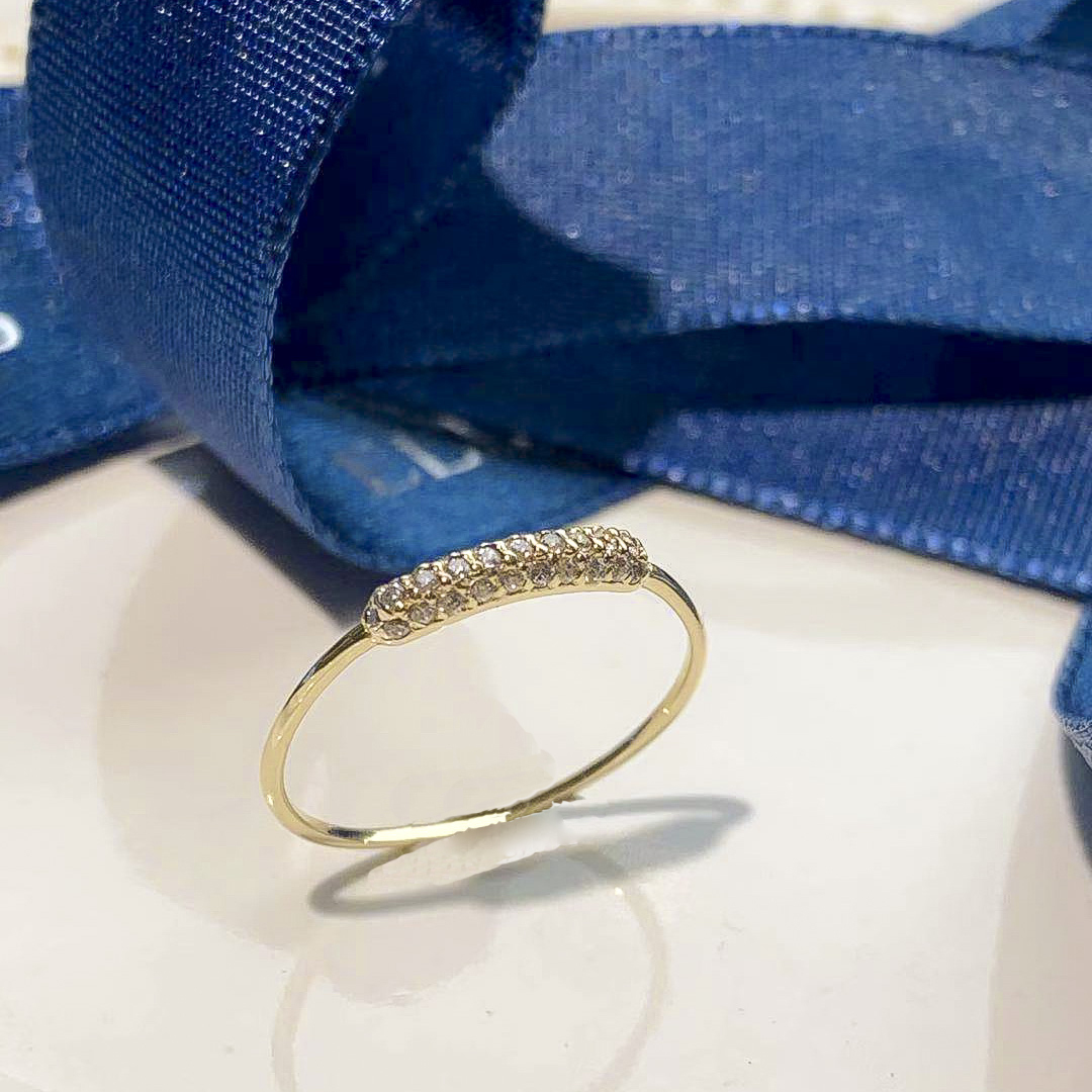 K10 / 復古密釘鑲戒指