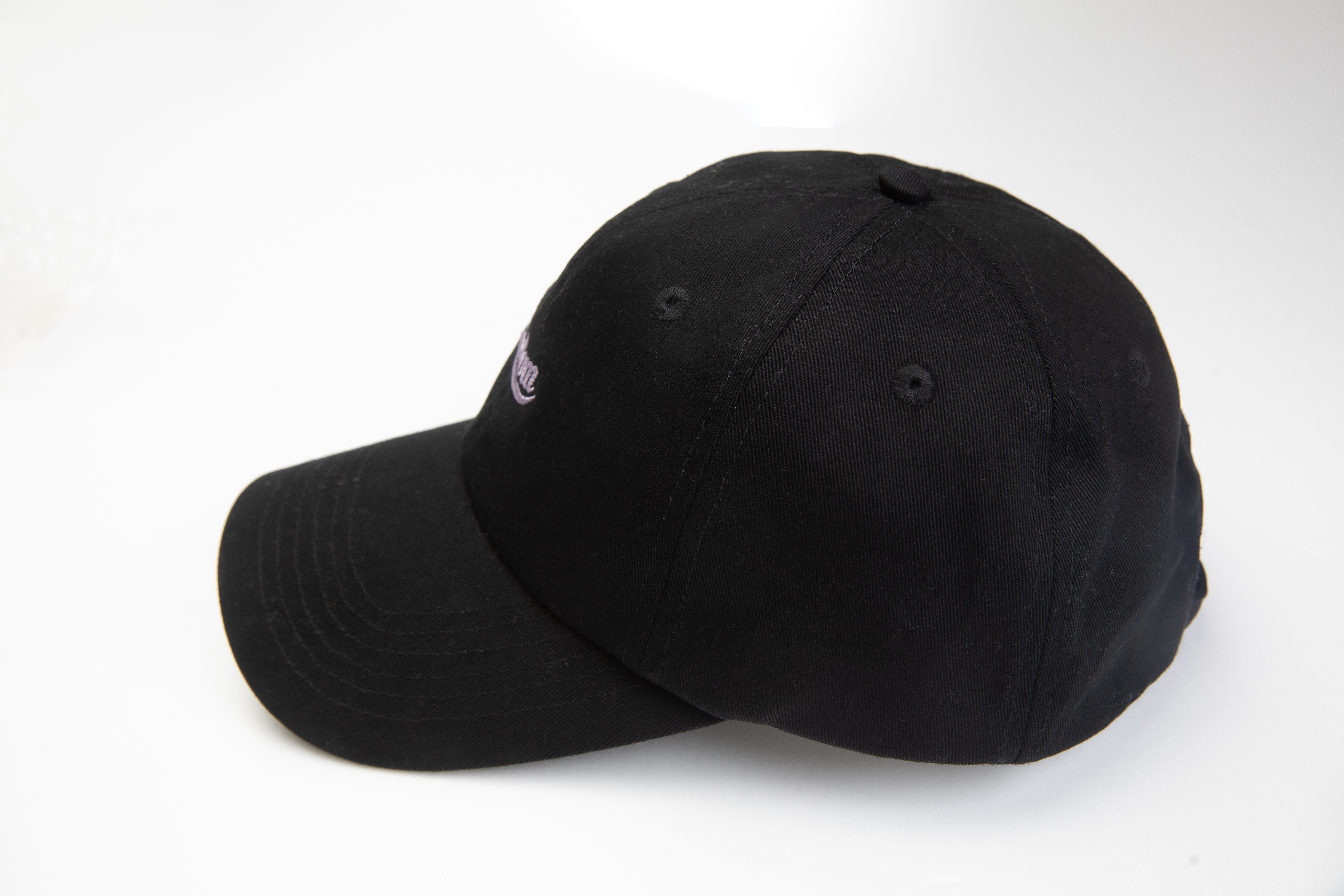 【隨性Random】刺繡老帽 (黑)