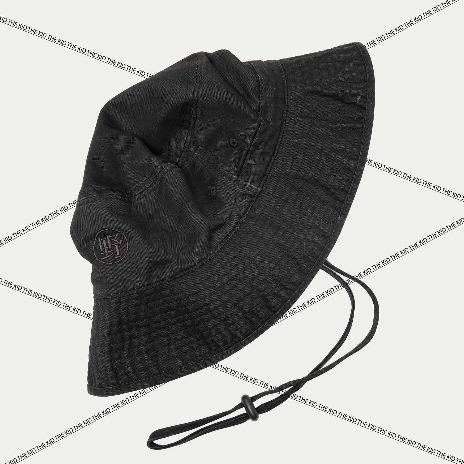 KID ® 野人七號部落水洗漁夫帽 黑