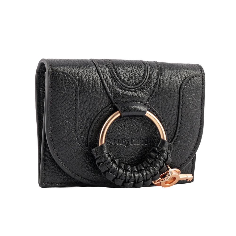 【See by Chloé】HANA系列翻蓋附鑰匙圈證件照卡包