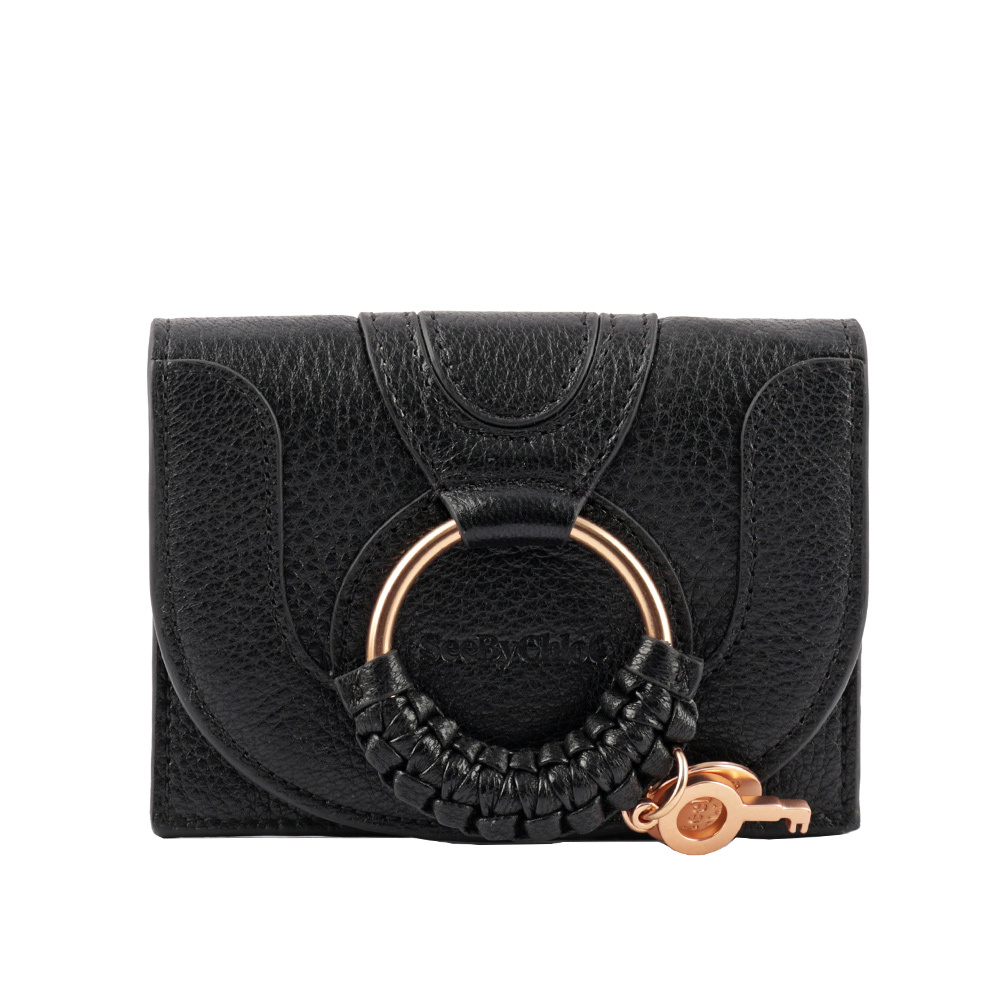 【See by Chloé】HANA系列翻蓋附鑰匙圈證件照卡包