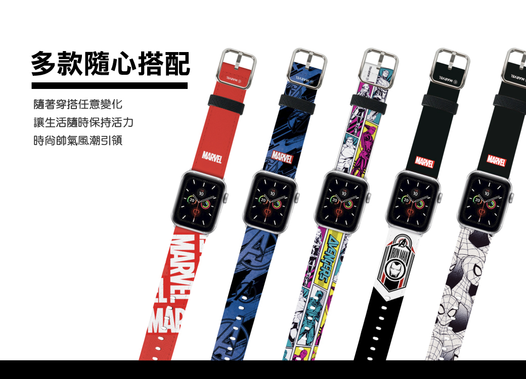 マーベル-Apple Watchストラップ-レザーシリーズ-アイアンマン Ironman - ショップ i-Smart 時計ベルト・時計バンド -  Pinkoi