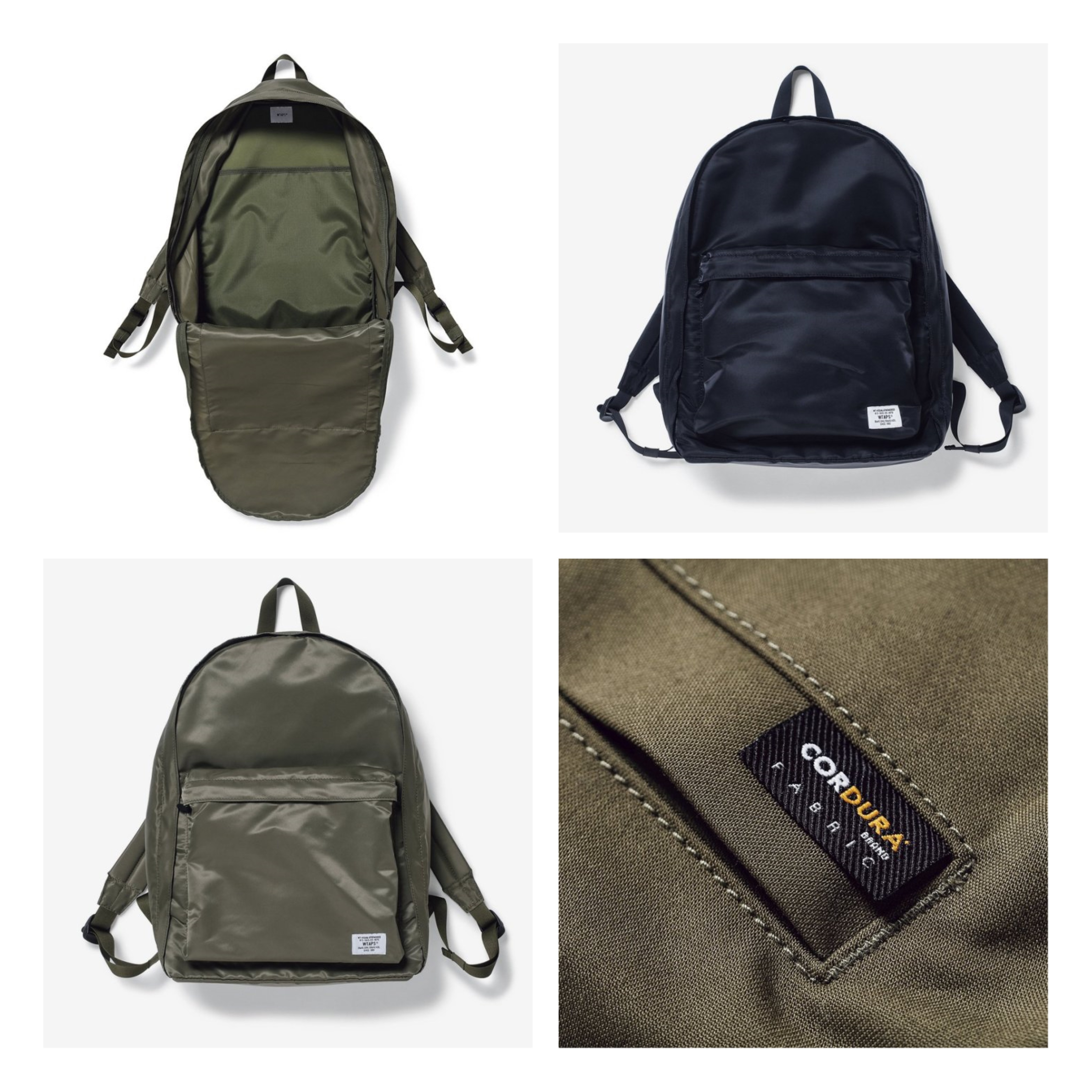 2021SS WTAPS BOOK PACK BAG NYLON 後背包黑色軍綠尼龍現貨