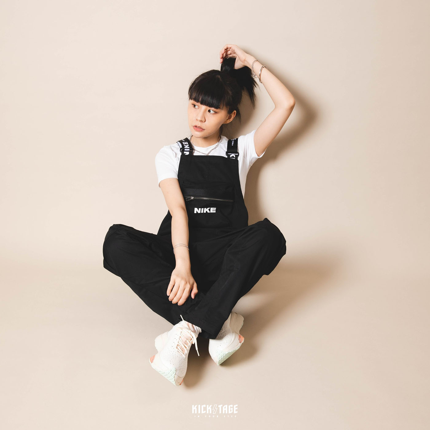 **特價商品售出不退換**男女款 NIKE NSW CITY MADE OVERALL JUMP SUIT 黑色 串標 大口袋 工裝 吊帶褲【DA0074-010】