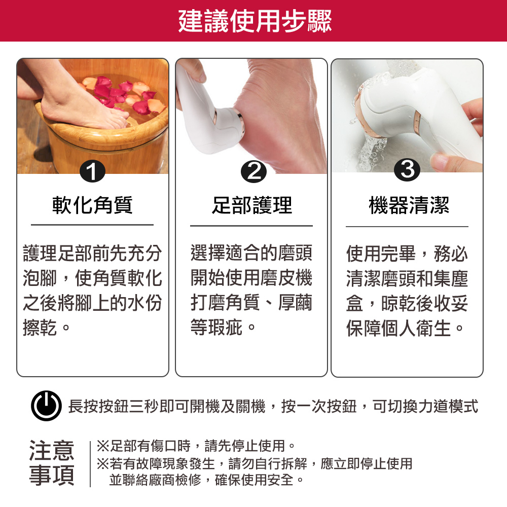 限量禮盒 防水電動去角質磨腳皮機 法國植萃去角質霜禮盒