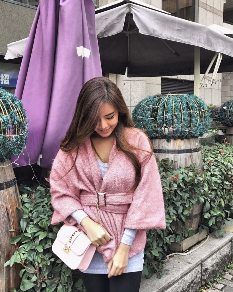 Holiday night 夜晚的星空 閃閃毛絨外套