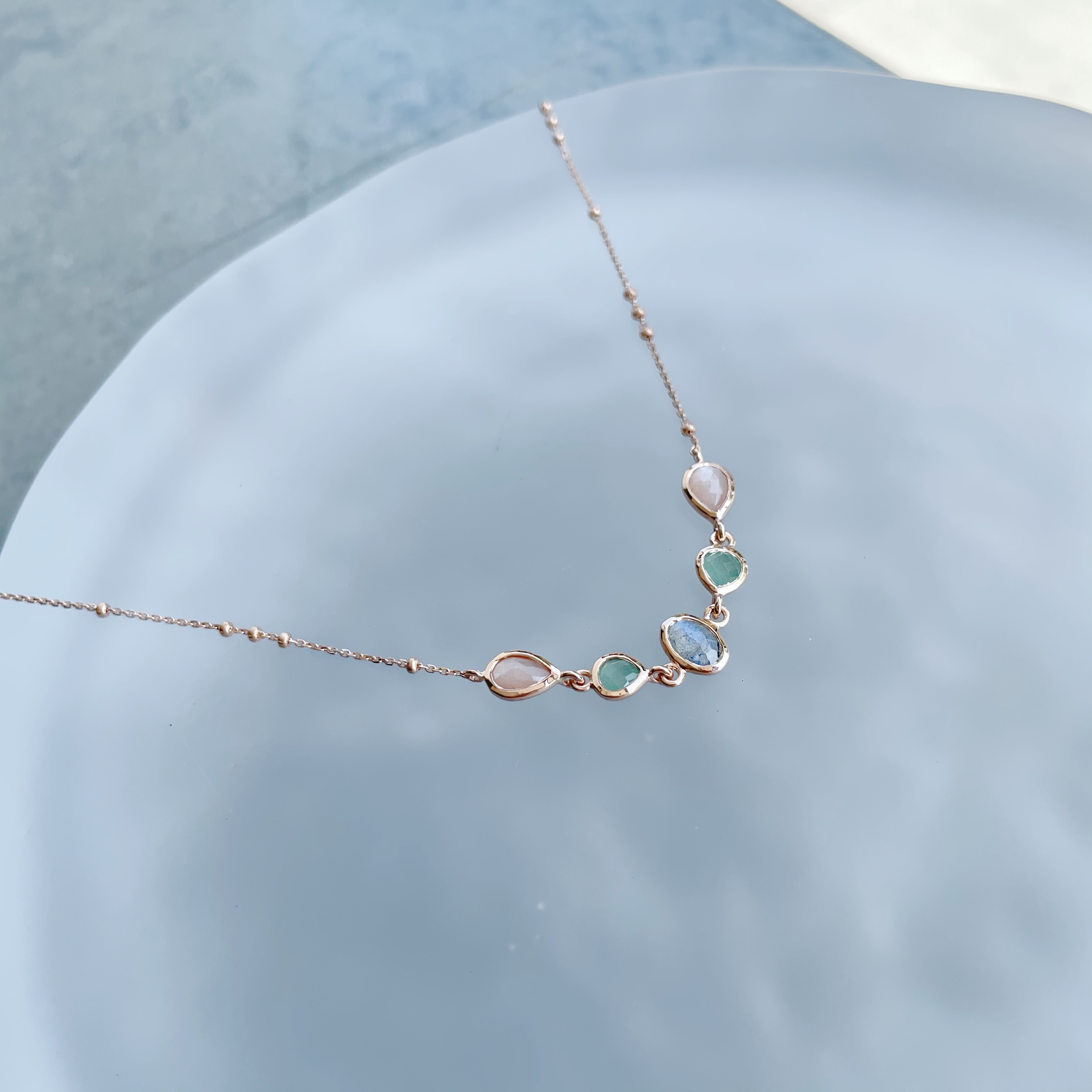 Alice田園寶石triplets項鍊