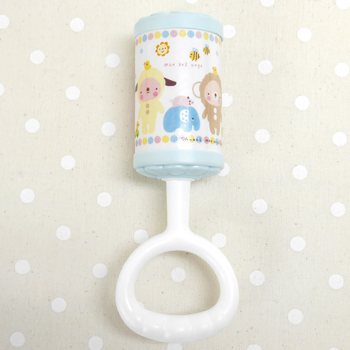 日本製 - 藍色嬰兒手搖鐘 內有搖鈴